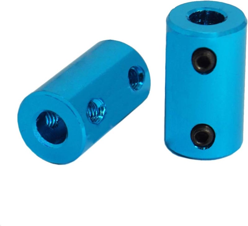 Treehobby 6Pack Aluminium Alloy Shaft Coupling Rigid Stepper Motor Wheel Coupler Joint Connector for DIY Car Boat Airplane 3D Printers, 6mm to 6mm - Image 5